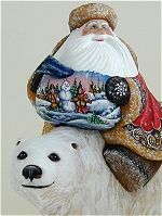 Father Frost on Polar Bear